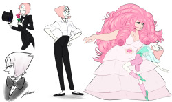 ksuriuri:  More SU doodles I love it when Pearl is wearing mom pants 