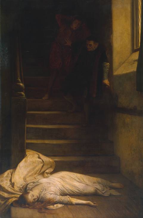 oldpaintings:  Amy Robsart, 1877 by William Frederick Yeames (British, 1835—1918)