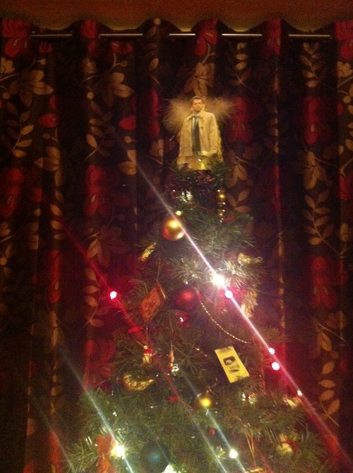 noangelsinthegarrison:  My mum: Oh well done girls you finished the Christmas tree!  My mum: It’s great! Let me just take a pi - wait. Is that …  My mum: Oh for heaven’s sake.  My mum: *sigh* I should have seen this coming.         