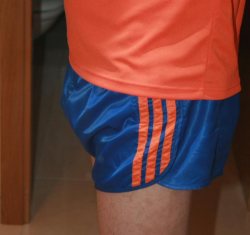 vienna72us:  shiny adidas nylon shorts 