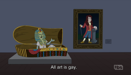 The Langley Falls Museum of Art, in American Dad, Portrait of Francine’s Genitals, S13E04, 201