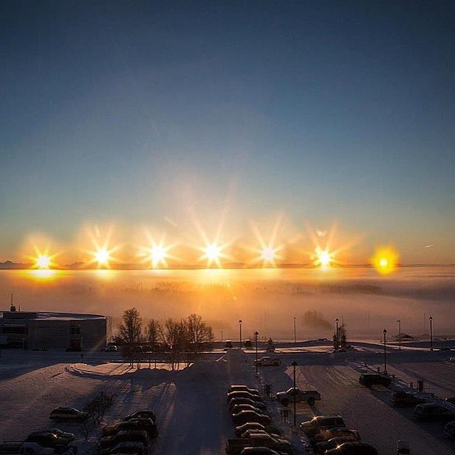 diabretic:  For my non Alaskan friends, this is all the sunlight we got yesterday.