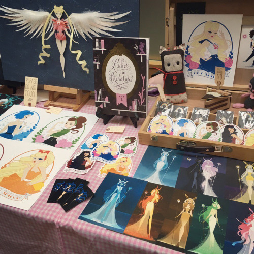 littlepaperforest: A quick pic of my table display from the Sailor Moon Celebration on Saturday!&nbs