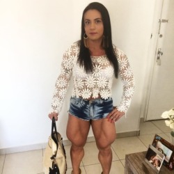 femalemuscletalk:  There are so many good deals this weekend I have to go shopping.  Vanessa Kelly  Talklive  800-222-3539 (FLEX)  #femalemuscle  #femalebodybuilding  #bodybuilding  #fitness  #femalewrestlers  #bikini  femalemuscle.com