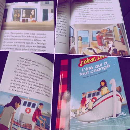 I have received the copy of a novel I’ve illustrated 2 years ago, first published in DLire mag