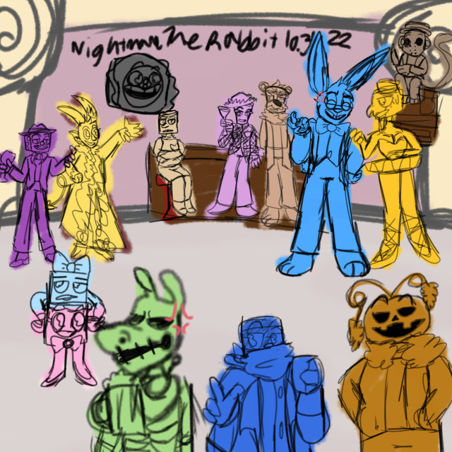 Heres a thing I made combing the nightmare animatronics (I forgot to add  nightmare) : r/fivenightsatfreddys