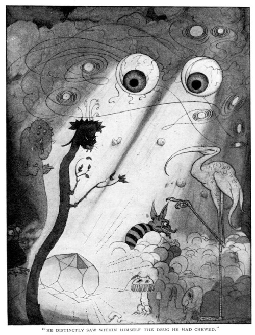 Sidney Herbert Sime (1865-1941), ‘Haschisch Hallucinations’ by H. E. Gowers, “The 