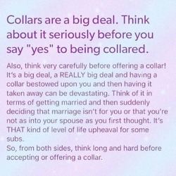 daddy-and-babybat:  lilkennelclub:  Collaring