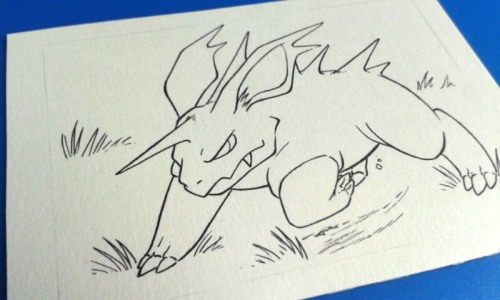 Everyones Second Favourite Poisonous Bunnies! I Always Thought Nidorino Was Ugly As Sin When I Was Little