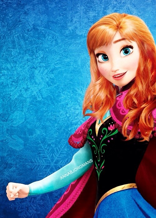 dreamsaboutdisney:Elsa and Anna without braids