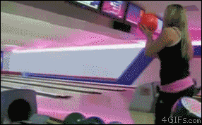 jasonhorton:  She broke bowling