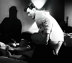 hennyproud:    James Dean and Richard Davalos in their first screen test for East of Eden, c. 1955 [x]   