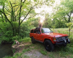 maddieonthings:  Down by the river with #BeanTheFJ60….putting