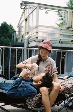 koreanmodel:  Nam Joo Hyuk, Lee Ha Eun by Kim Jin Yong for Thursday Island