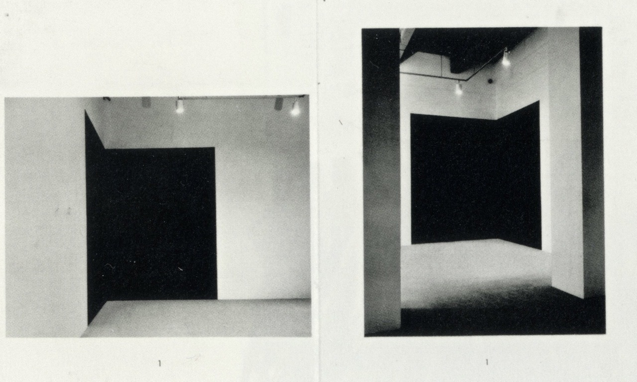 RUDY/GODINEZ: Brochure for Richard Serra’s Exhibition, “Richard...