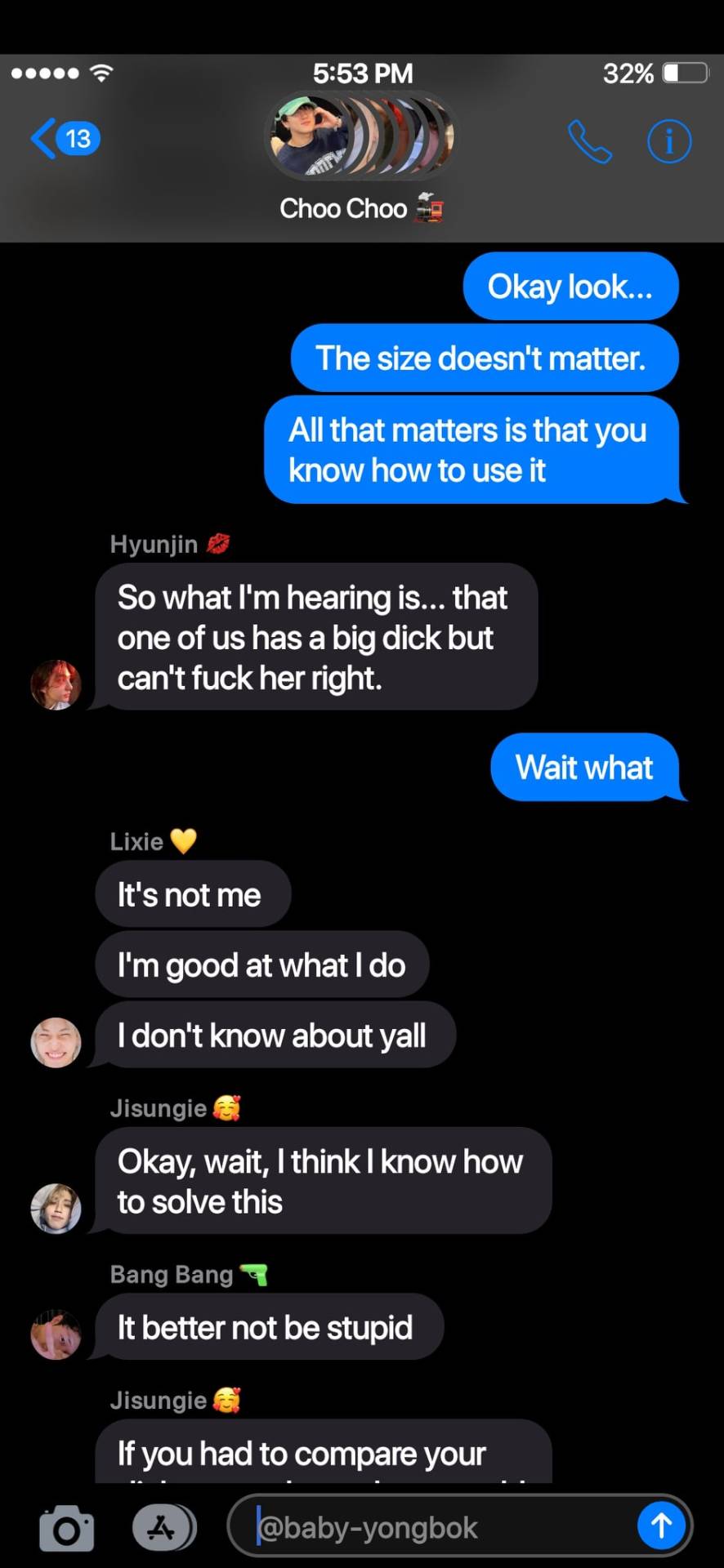 Poly SKZ!Fake Texts - They Ask You Who's Bigger