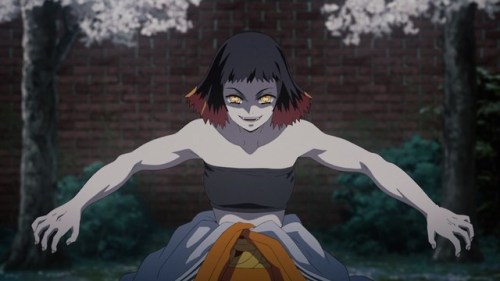 Do you guys like ripped girls with big biceps? Well, I give you Susamaru「朱紗丸」from Kimetsu no Yaiba /