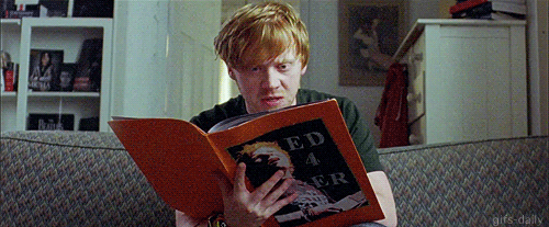 gifs-daily:  When you are reading a great book but all of a sudden something completely