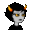 a small square gif of kanaya maryam, one of the characters from homestuck, making various expressions
