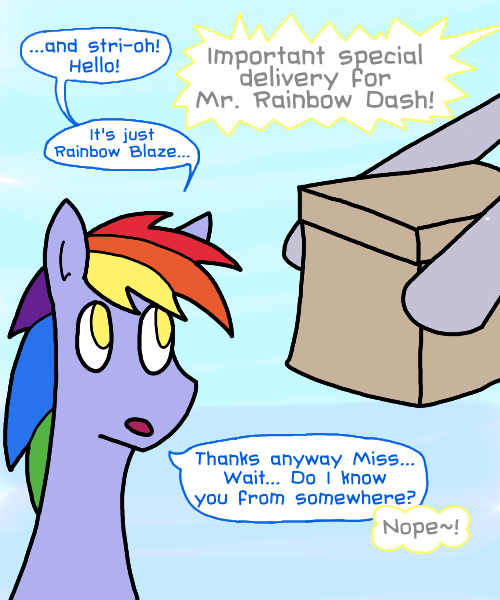 rainbowfeatherreplies:  ask-rainbowdad:  The team up that everypony has apparently been waiting for since this post!What kooky antics will arise from this destined meeting?!  “Ok, maybe the box wasn’t the best idea! Hi Granddad!”  =O eeeee it’s