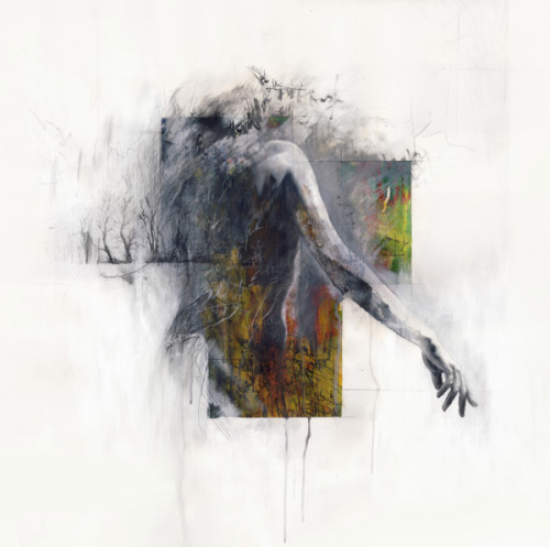 devidsketchbook:  THE WRITER London based artist Justin Harris