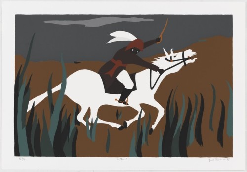 The Opener from the series The Life of Toussaint L'Ouverture, Jacob Lawrence, 1997, MoMA: Drawings a