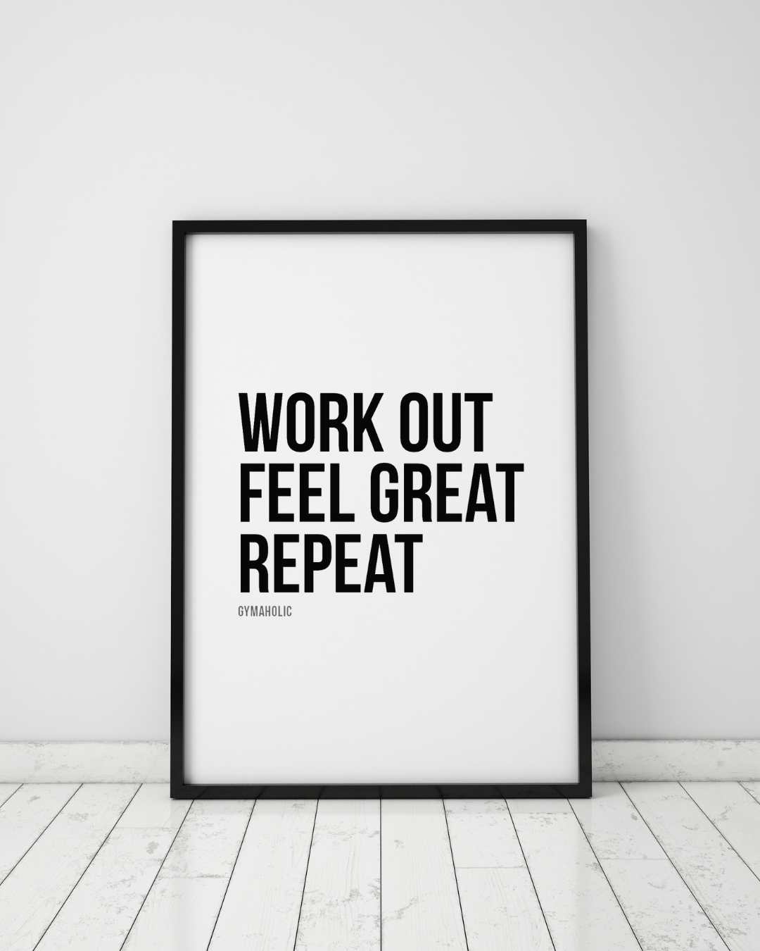Workout. Feel great. Repeat. #gymaholic