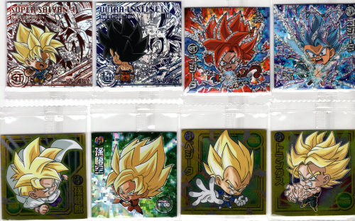 Dragon Ball Chibi stickers from May release scanned 