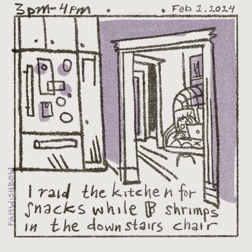 Hourly Comic Day 2024, A Relatively Quiet Day In The Wishbow House