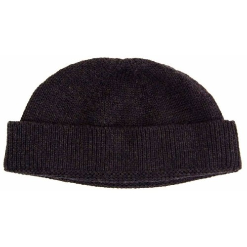 40 Colori - Charcoal Solid Wool Fisherman Beanie ❤ liked on Polyvore (see more mens beanie hats)