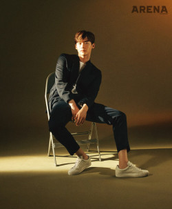 stylekorea:Lee Jong Suk for Arena Homme Plus Korea April 2019. Photographed by Ahn Joo Young