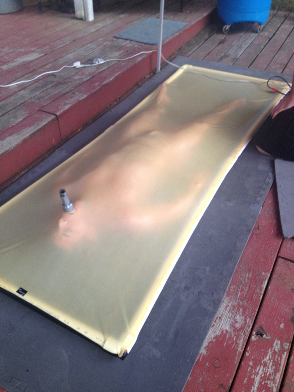 xrayeyesblue:  northmanatl:  Vacbed Demo I did at WNC Leathermen’s Domination VI