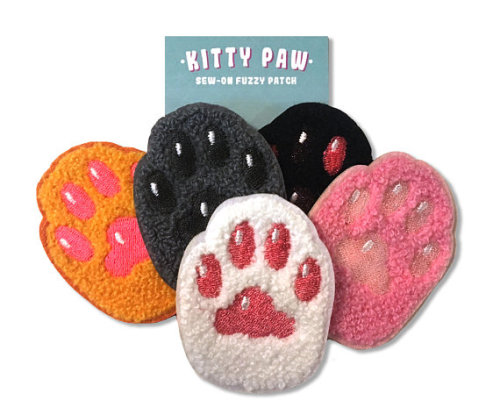 littlealienproducts:Cat Paw Patch byBeeDotsCo