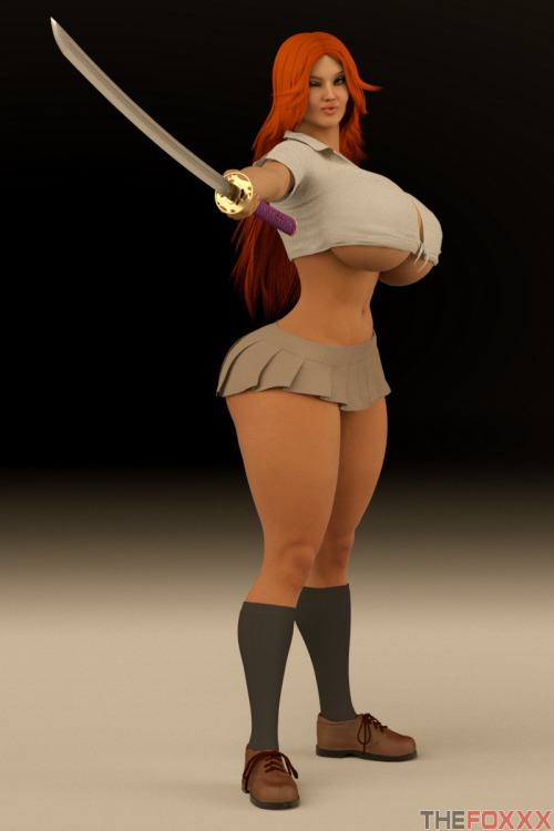 thefoxxx3d:  Rangiku. More pics at thefoxxx.com  Nice😁😁😁😁