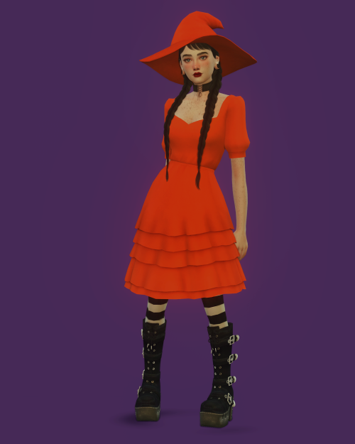 Set - The Witching Hour (part 1)New mesh (EA-mesh edit)Short dress + Medium dress + Dress with one s