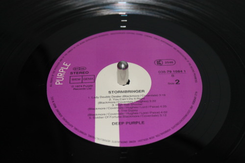 hpvinyl:  Deep Purple, Stormbringer Original german pressing on purple records, 1975 
