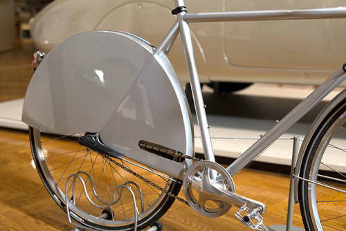 bikeplanet:Handsome Cycles X MIAby CycleExifThe Car is a Czechoslovakian Tatra T87 from 1948