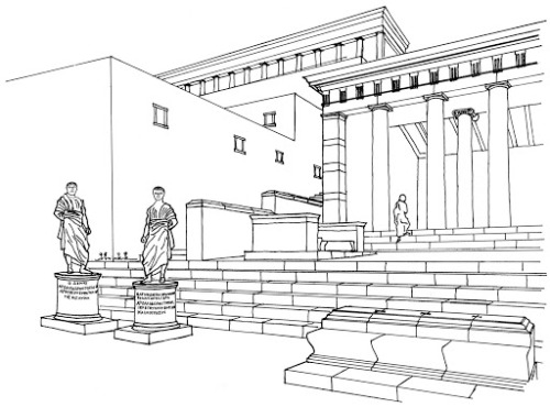 classicalmonuments:Agora of Priene &amp; Sacred StoaPriene, Ionia, Turkey3rd century BCEAgora of