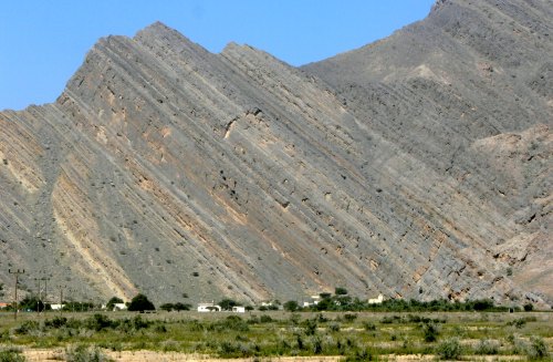 The Musandam PeninsulaThese sedimentary layers are found in the United Arab Emirates on the Musandam