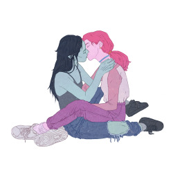 alice-blake-art:Some Bubbline cuteness just for kicks 