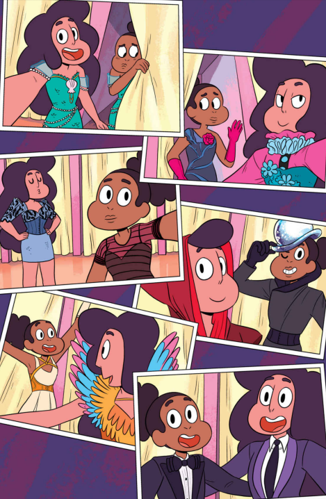 stevonnie: everyone please look at stevonnie and kiki trying on dresses and tuxes