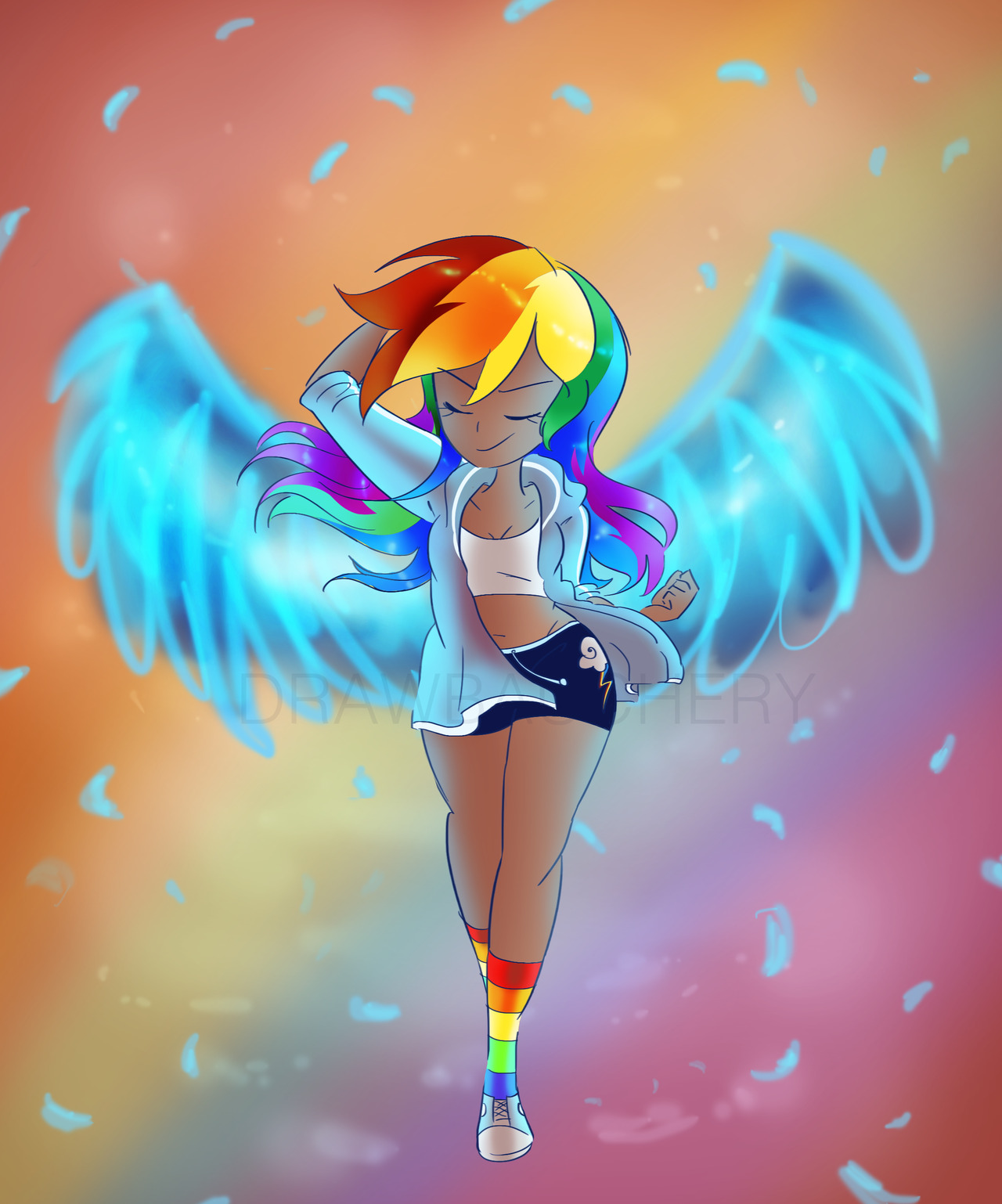 me: complains that rainbow hardly ever gets any soloshey ocean: exists&hellip;&hellip;..been