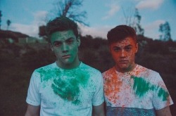 cuteguyscollectionblog:  Ethan and Grayson Dolan | Paint Powder