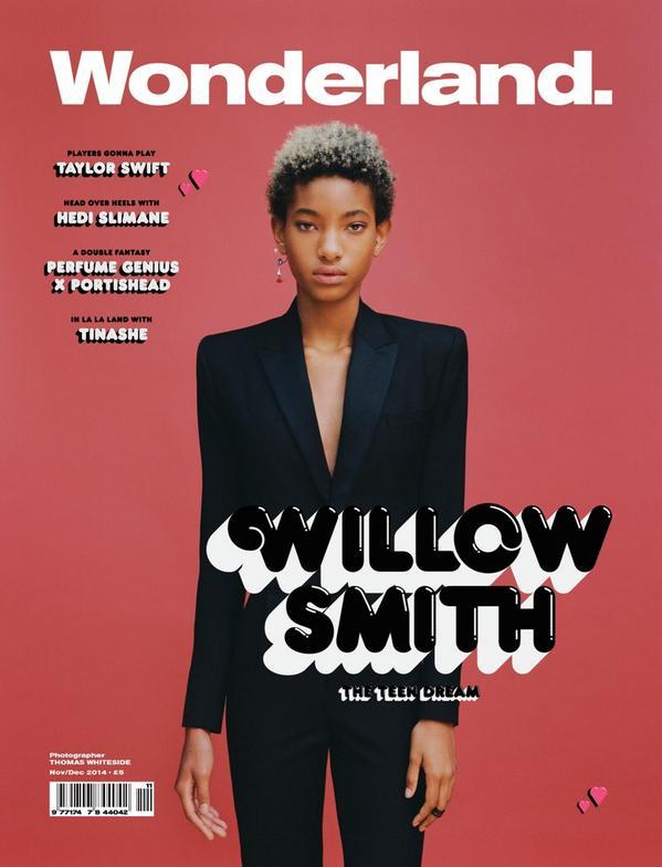 soph-okonedo:  Willow Smith featured in ‘Wonderland’ Magazine’s Nov/Dec 2014