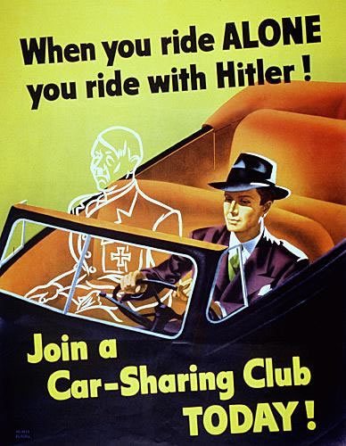 And Hitler NEVER pitches in for gas.