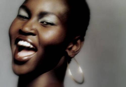 labsinthe:Alek Wek photographed by Steven Meisel for Vogue Italia 1996