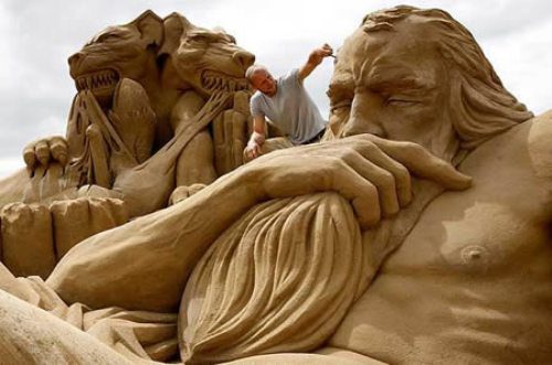 XXX thechive:  These aren’t the sand sculptures photo