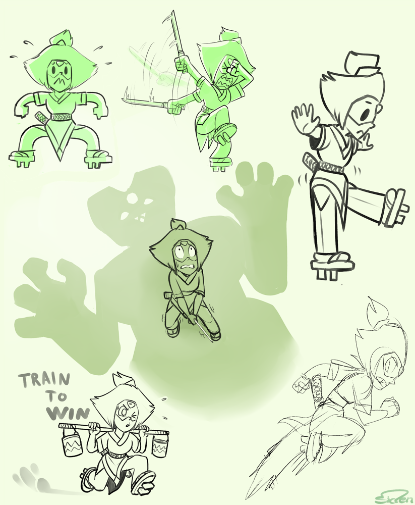 Having lost favor with the lord diamonds and cast out, the ronin  Peridot must survive