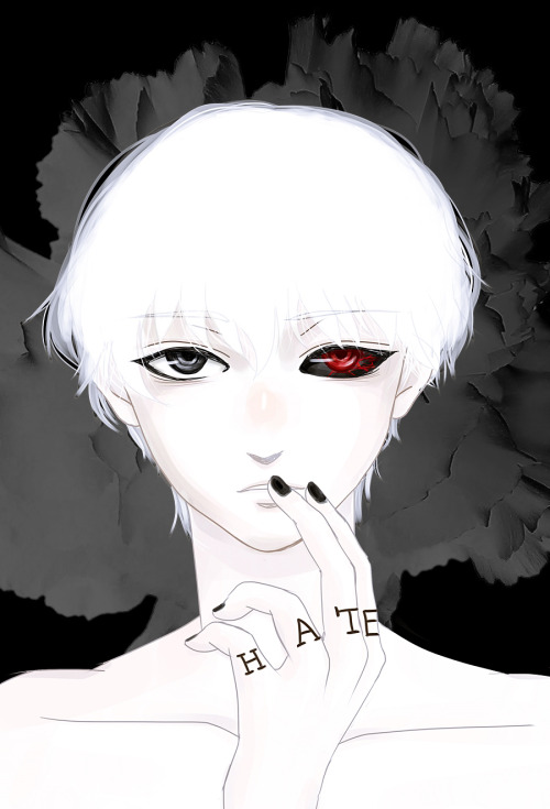 TOKYO GHOUL - KANEKI KENI HATE ─────.