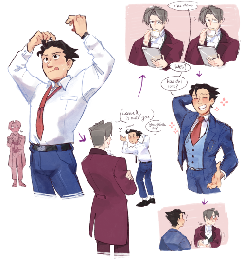 dinzeeyz: Getting back into court after 7 years and wanting to look like your oldself, but Edgeworth